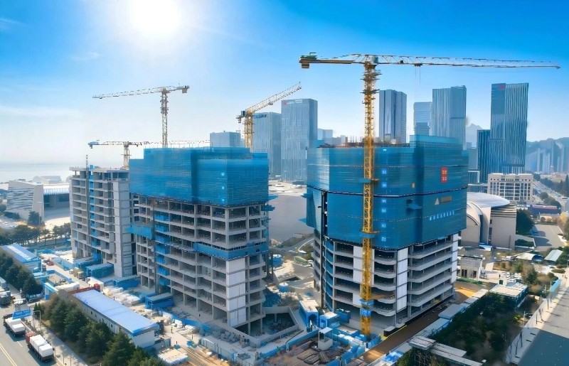 Pemberera Nokukurumidza Iyo Yakabudirira Core Chimiro Kukwira-kunze kweQingdao Fortune Finance Innovation Center
