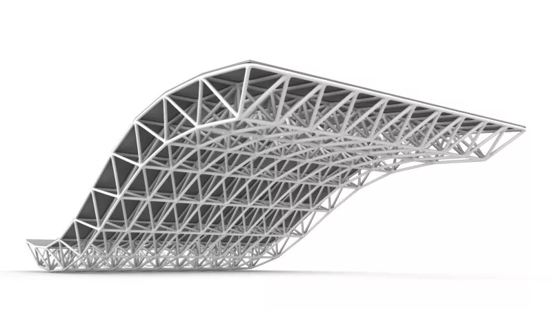 Space Truss Structure: Iyo Inofarirwa Sarudzo yeMakuru-span Public Zvivakwa