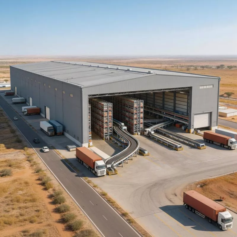 Ndeapi Mabhenefiti Akakosha ePrefab Modular Steel Frame Logistics Warehouse Kuvaka kweE-Commerce Distribution Centers?
