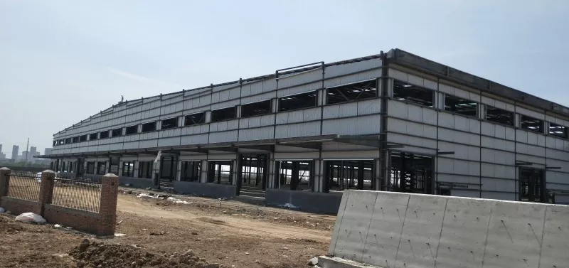 Prefab Modular Steel Frame Logistics Warehouse Kuvaka