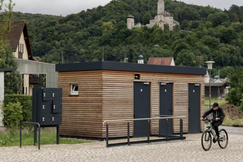 Prefabricated Steel Public Restroom Kuvaka