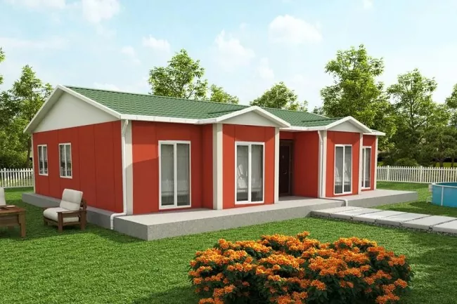 Single-storey Prefabricated House Steel Construction