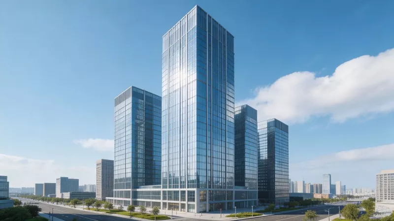 Steel Frame Financial Tower Kuvaka