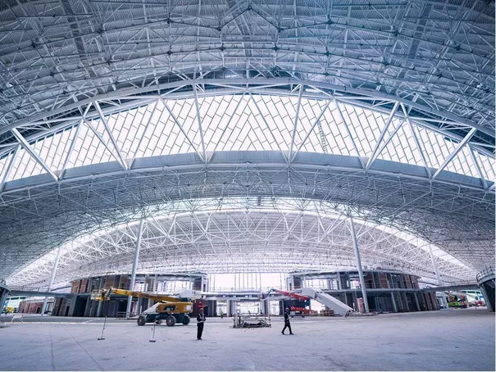 Steel Frame Yakaderera-Mutengo Wendege Terminal