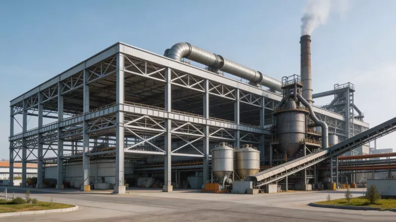 Steel Structure Metallurgical Factory Kuvaka